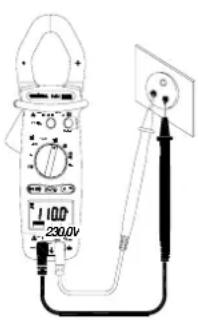METRIX MX 655 - Medida de tensión alterna - 1