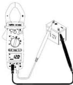 METRIX MX 655 - Messung von Gleichspannungen - 1