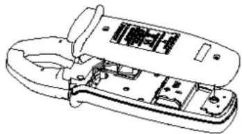 METRIX MX 670 - Replacing the Battery - 1