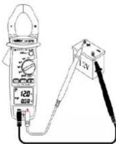 METRIX MX 670 - Gleichspannungsmessung - 1