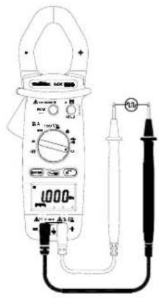 METRIX MX 650 - Measurement of the voltage frequency - 1