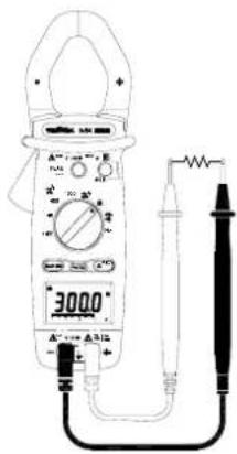METRIX MX 650 - Measuring resistance - 1