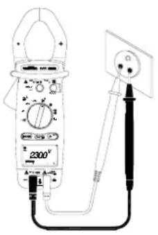 METRIX MX 650 - Messung von Wechselspannungen - 1