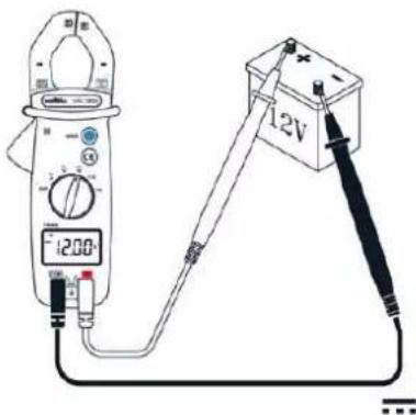 METRIX MX 350 - Medida de tensión continua - 1