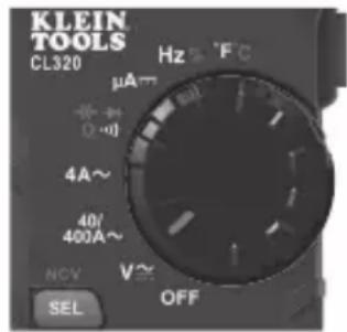 Klein Tools CL320 - AC/DC VOLTAGE (LESS THAN 600V) - 2