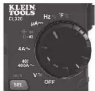 Klein Tools CL320 - FRECUENCIA/CICLO DE SERVICIO - 2
