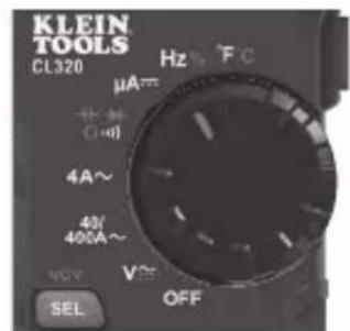 Klein Tools CL320 - FREQUENCY / DUTY-CYCLE - 2