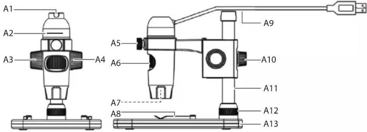Toolcraft DigiMicro Profi - Éléments d'utilisation - 1