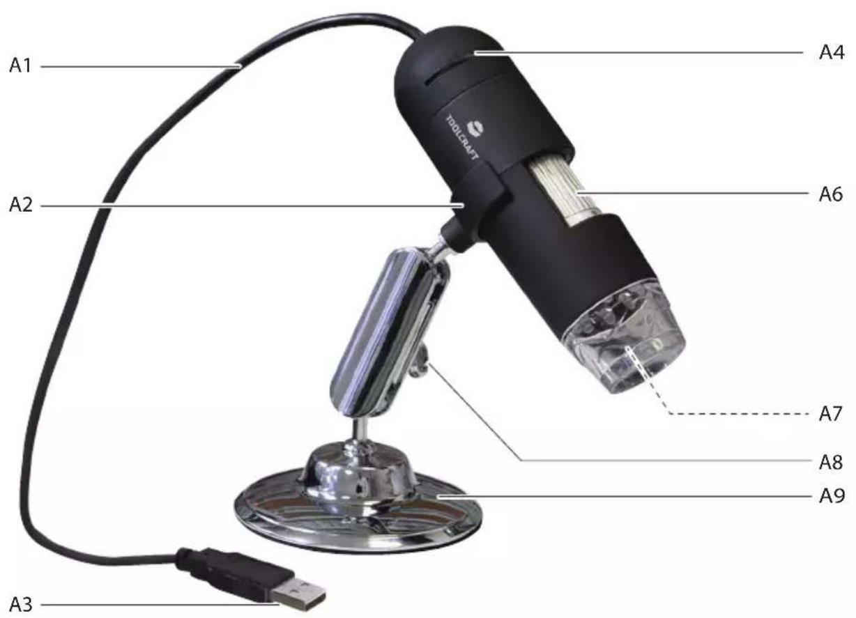 Toolcraft DigiMicro 2.0 Scale - Éléments d'utilisation - 1