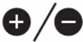 + / -