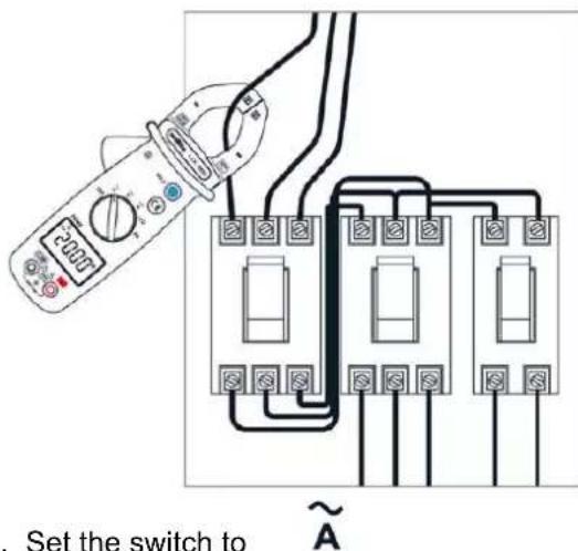 METRIX MX 355 - Measuring AC current - 1
