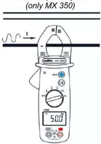 METRIX MX 355 - Check of frequency in current mode - 1