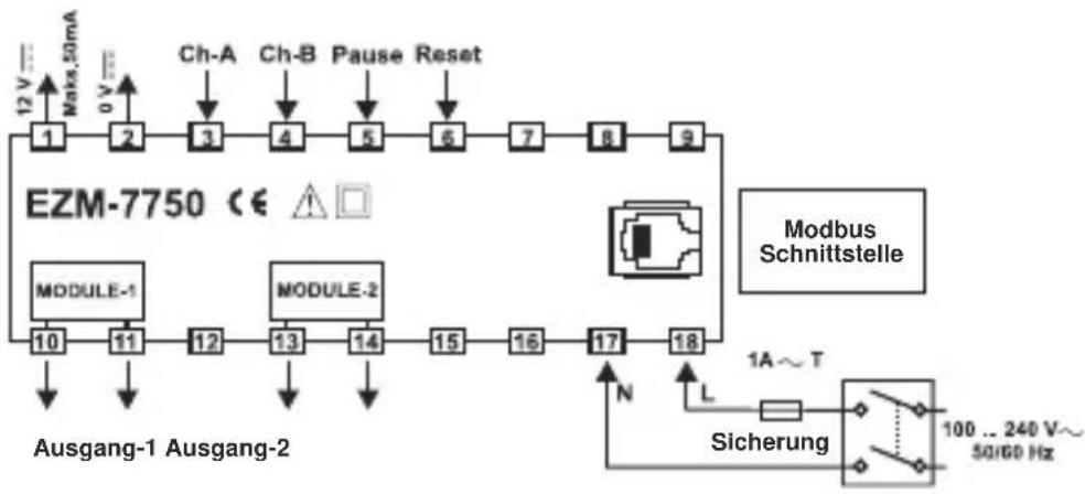 Emko ESM-7750 - Elektrische Anschlüsse - 2