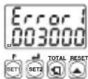 Emko ESM-7750 - Messages d'echec dans la minuterie et compteur EZM-XX50 - 1