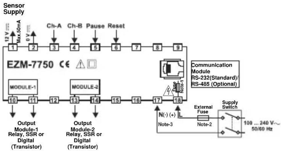 Emko ESM-7750 - Electrical Wirings - 3