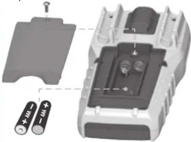 Klein Tools MM300 - REEMPLAZO DE LAS BATERÍAS - 1