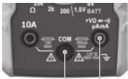 Klein Tools MM300 - TENSION C.C. (INFÉRIEURE À 600 V) - 1