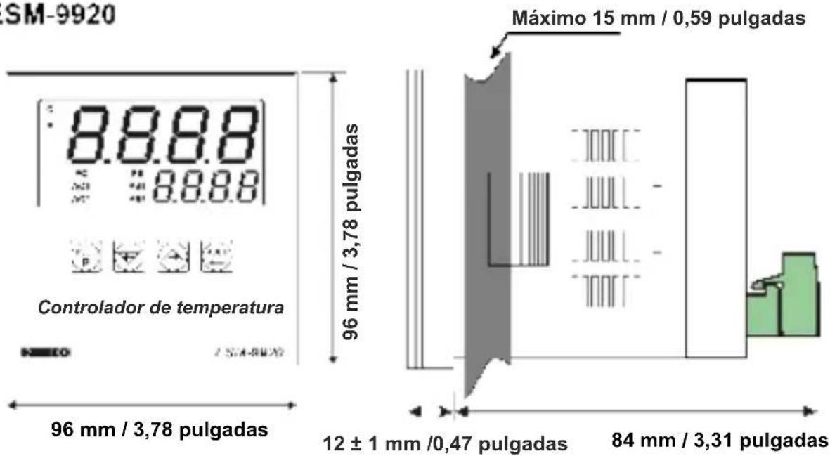 Emko ESM-7720 - Encastre del panel: - 13