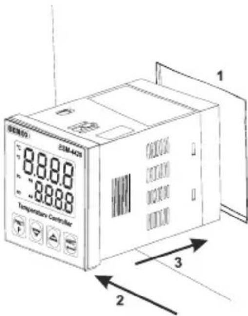 Emko ESM-7720 - Frontplattenmontage - 1