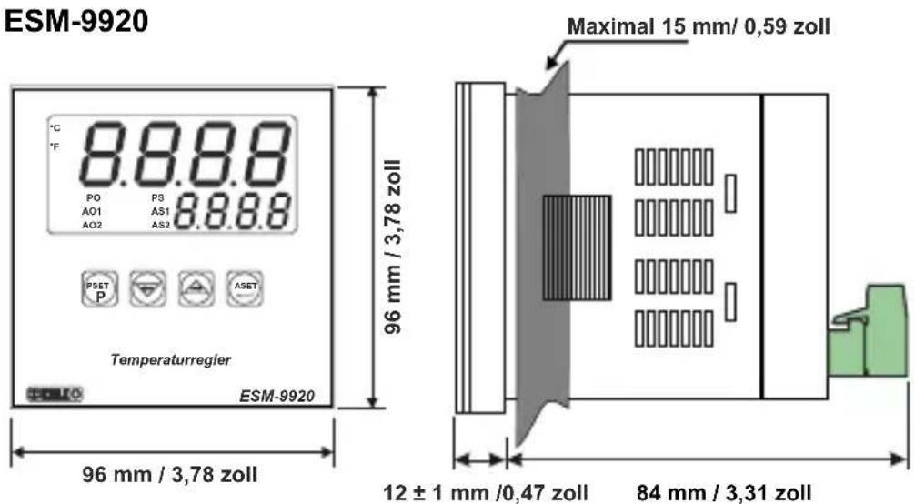 Emko ESM-7720 - Schutzklassen und Physikalische Eingenschaften - 6
