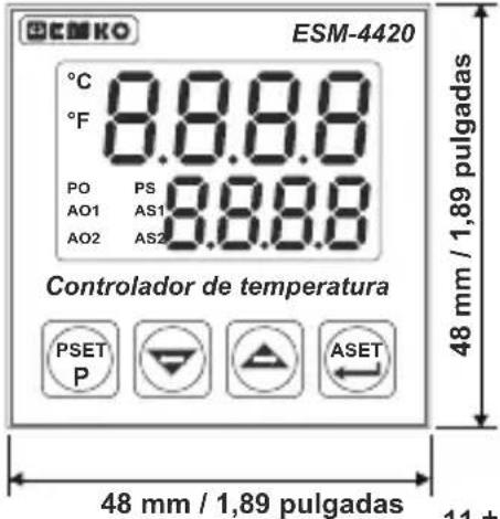 Emko ESM-7720 - Encastre del panel: - 6