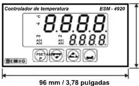 Emko ESM-7720 - Encastre del panel: - 8