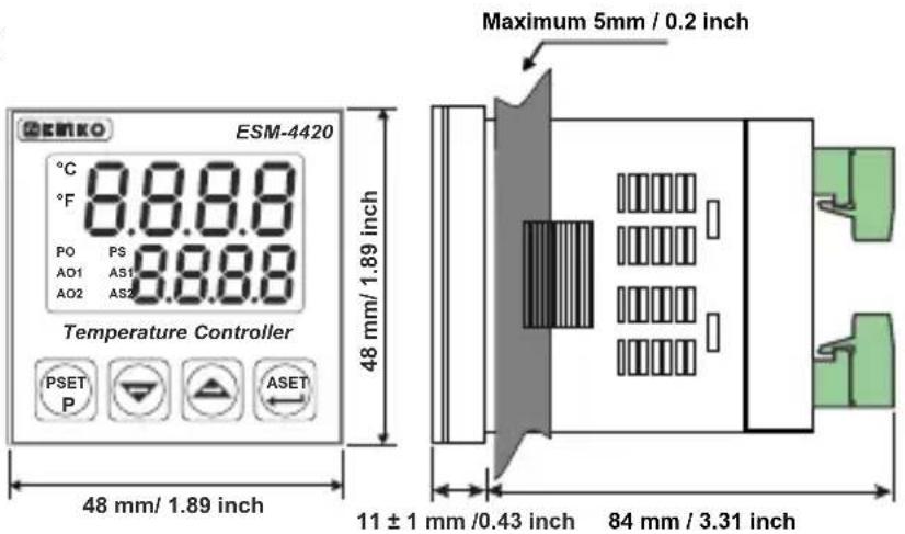 Emko ESM-4920 - Dimension - 1