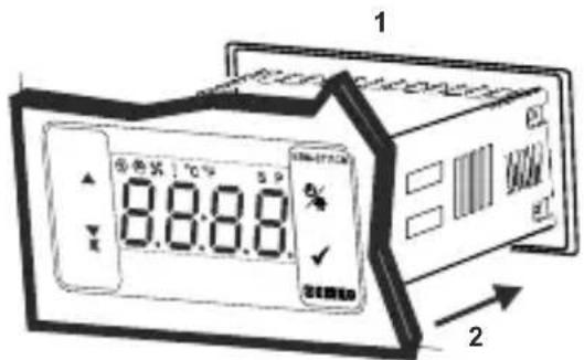 Emko ESM-3711-CN - Montaje del panel - 1