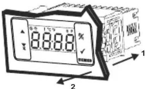 Emko ESM-3711-CN - Ausbau aus der Schalttafel - 1