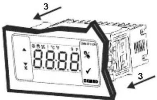 Emko ESM-3711-CN - Montaje del panel - 2