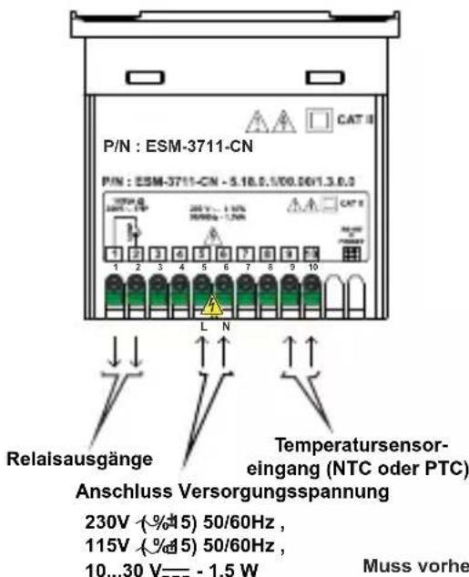Emko ESM-3711-CN - Elektrisches Anschlusschema - 1