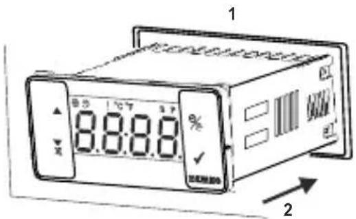 Emko ESM-3711-CN - Einbau in eine Schalttafel - 1