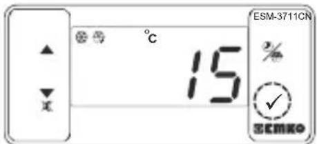 Emko ESM-3711-CN - Modification et sauvegarde de la valeur de consigne du temps de dégivrage - 4