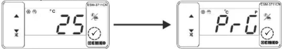 Emko ESM-3711-CN - Entering To The Programming Mode, Changing and Saving Parameter - 1