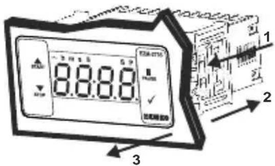 Emko EZM-3735 - Rimozione dal pannello - 1