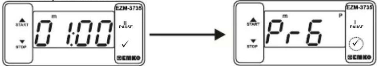 Emko EZM-3735 - Entering To The Programming Mode, Changing and Saving Parameter - 1