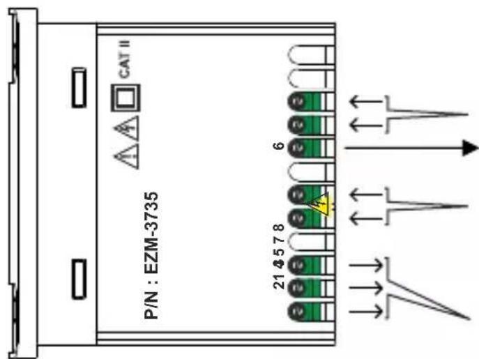 Emko EZM-3735 - Schema elettrico - 1