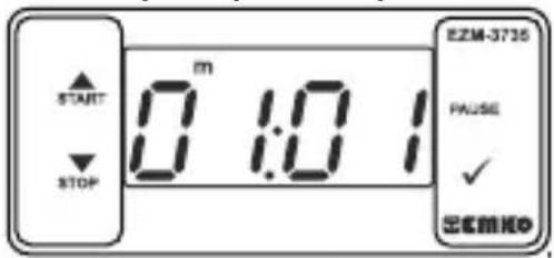 Emko EZM-3735 - Modification et enregistrement de la valeur temps de consigne - 4