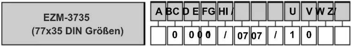 Emko EZM-3735 - Bestellinformationen - 1
