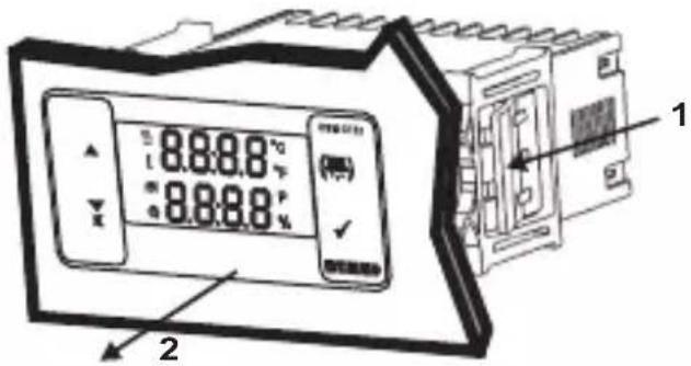 Emko ESM-3722 - Montaje y eliminación del panel - 2