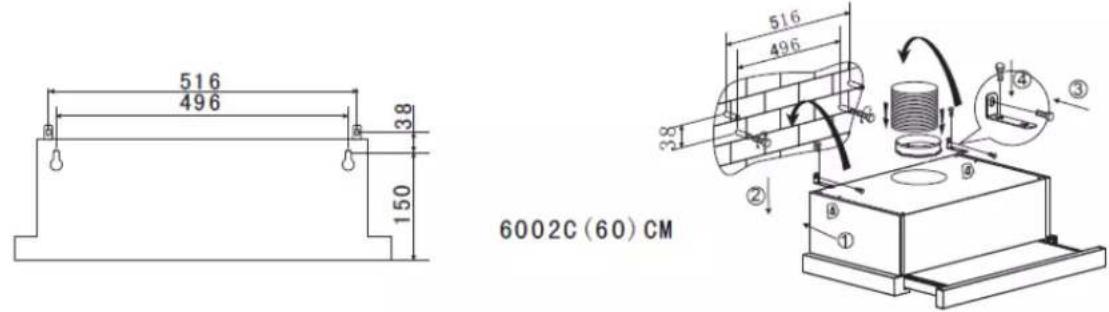 CANDY CBT625/2X/1/4U - INSTALLATION (Wall Mounting) - 3