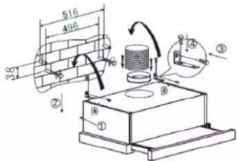 CANDY CBT625/2X/1/4U - INSTALLACION (Montaje en pared) - 4