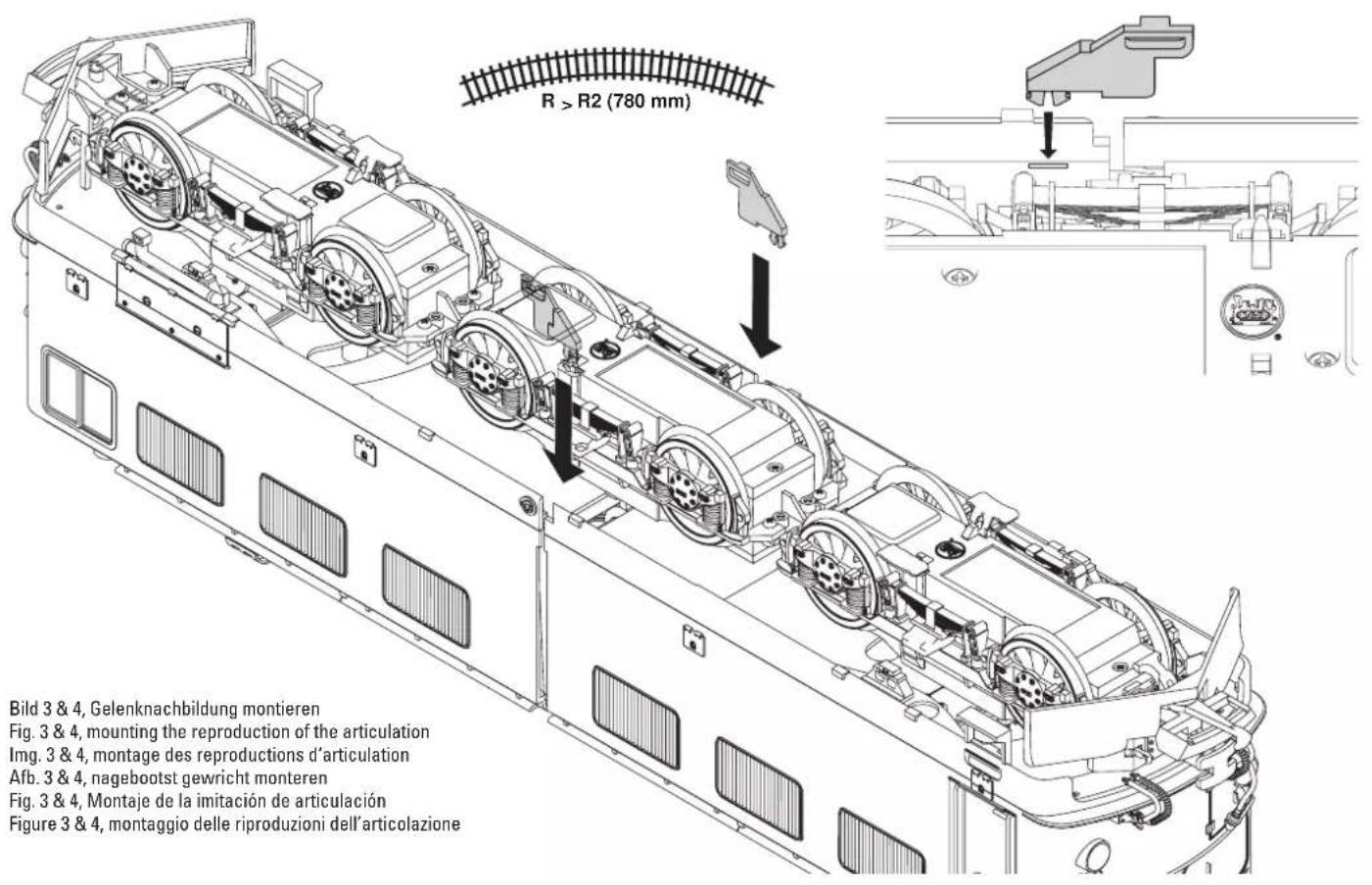 LGB 22062 - Changing Traction Tires (E236 355) - 2
