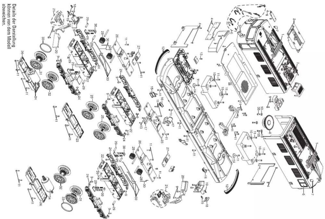 LGB 22062 - Changing Traction Tires (E236 355) - 3
