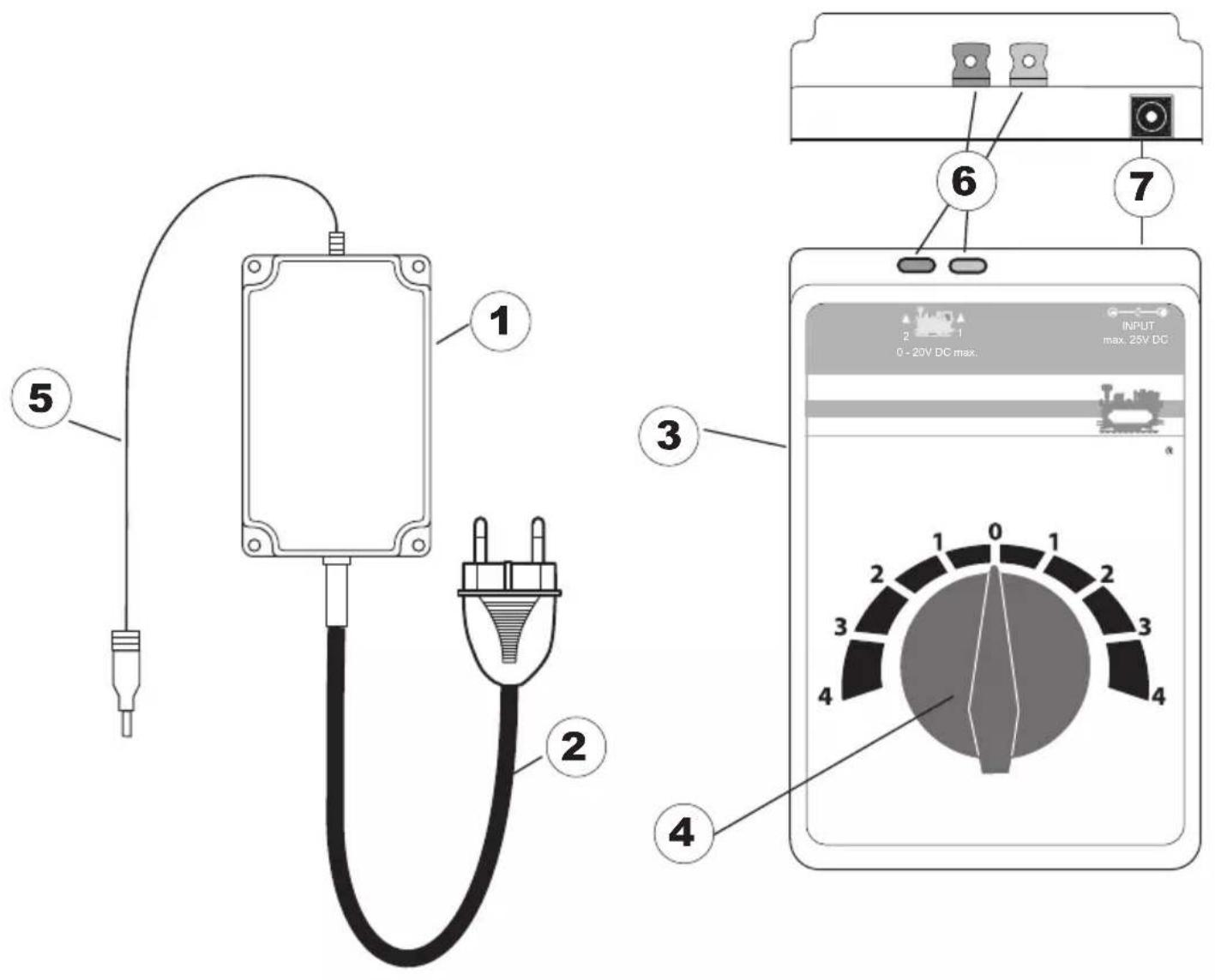 LGB 90463 - Netadapter • Rijregelaar - 1