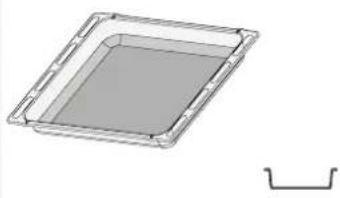 WHIRLPOOL OMR58RR1X - ROOSTER DRUIPPLAAT \* BAKPLAAT \* SCHUIFRAILS \* - 2