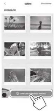 FUJIFILM Instax Pal - Appuyez sur [Créer une animation INSTAX]. - 1