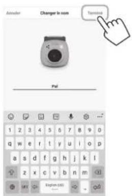 FUJIFILM Instax Pal - Donner un nom à l'appareil photo - 2