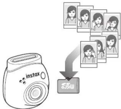 FUJIFILM Instax Pal - Lorsqu'une carte SD est insérée - 1