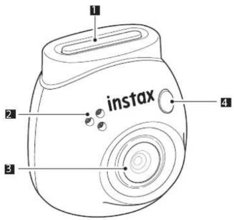 FUJIFILM Instax Pal - Noms des pièces - 1